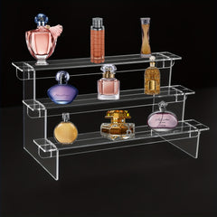 Acrylic Transparent Doll Toy Ladder Display Stand