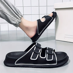 Men's Casual Slides Sandals Non Slip Open Toe Shoes