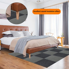 20pcs Commercial Carpet Floor Tiles 30x30cm Washable DIY Square Carpet Tile