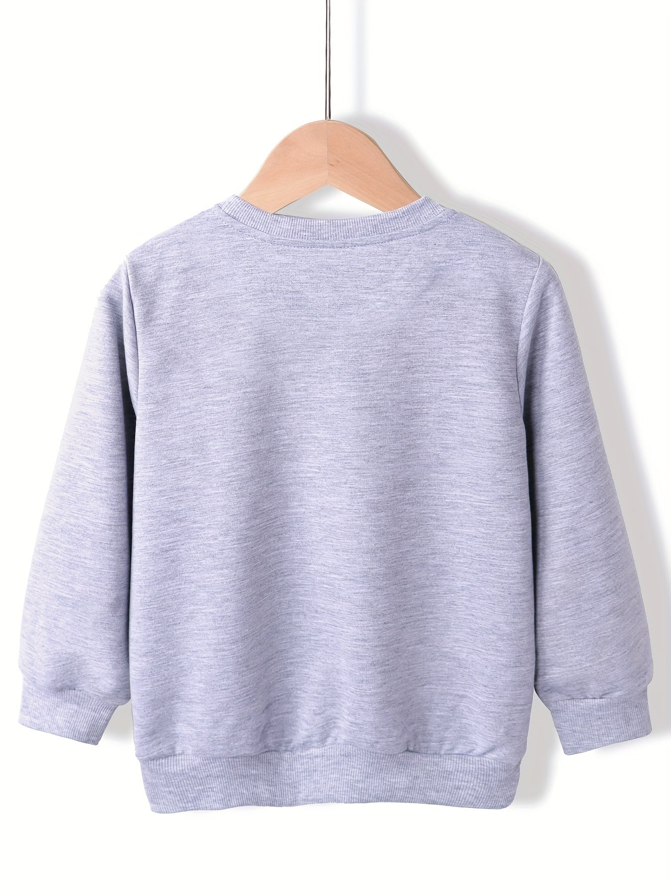 Leopard Rainbow Sweatshirt Girls Round Neck Pullover Tops