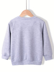 Leopard Rainbow Sweatshirt Girls Round Neck Pullover Tops