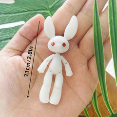 Mini Rabbit Doll for Kids, Cute Elf Rabbit Toy for Girls