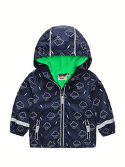 Boys Soft Shell Hooded Jacket for Outdoor Adventures
