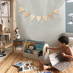 Wooden Sleeping Bag Wall Boho Decor Reusable Eco Friendly Banner Nursery