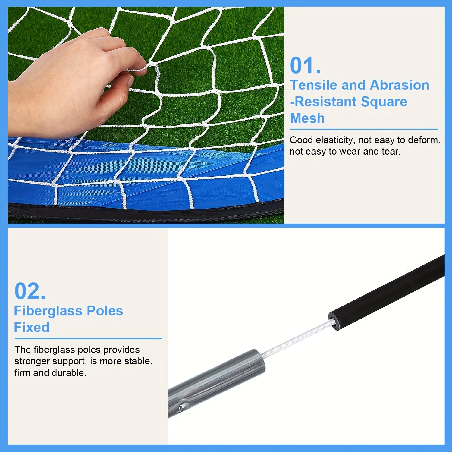 Portable Pop Up Soccer Goal Net for Backyard