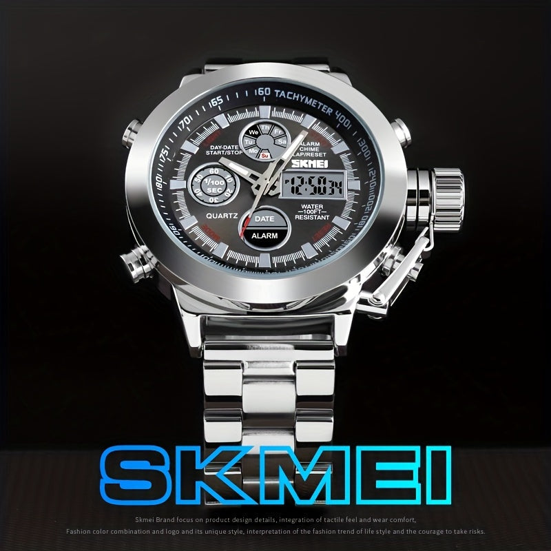 Waterproof Military Sports Watch Stainless Steel