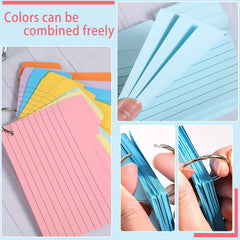 400pcs American Index Stickers Sticky Notes With Card Box