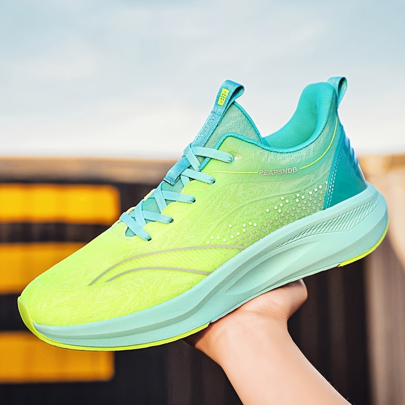 Women's Luminous Waterproof Running Shoes Soft Sole Jogging Sneakers