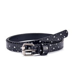Sequins Belt With Buckle Adjustable For Jeans And Pants