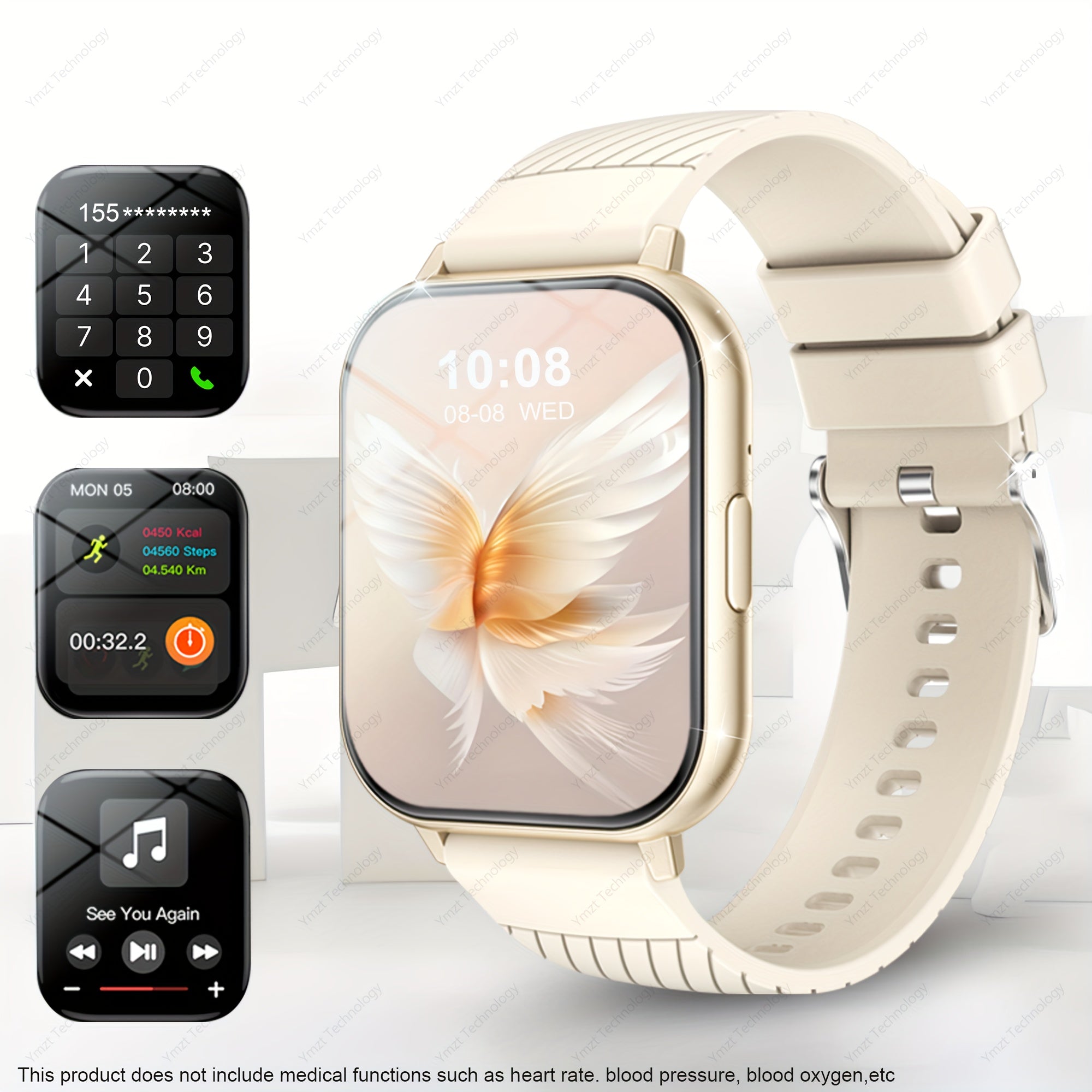 Lucky Smartwatch: Calls, Messages, Music - Android Compatible