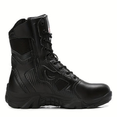 Men's High Top Military Style Hiking Boots Non Slip Lace Up Shoes
