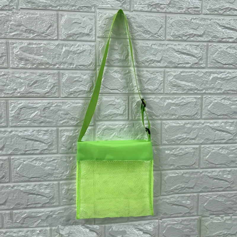 Nylon Mesh Beach Handbag Sandproof Tote Bag