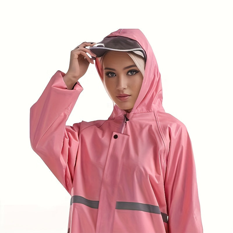 Waterproof Windbreaker Style Raincoat for Women