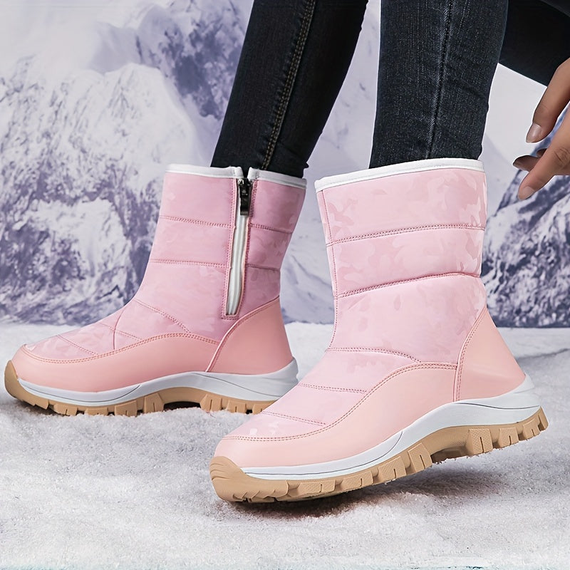 Women's Non-slip Thickened Snow Boots Warm Wear-Resistant Shoes