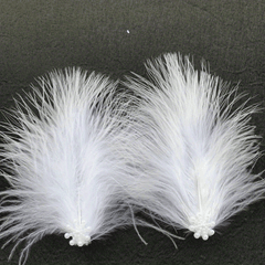Feather Pearl Hair Pin Princess Style Hair Accessories