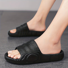 Men's Non Slip Slides Lightweight Open Toe Quick Dry Slippers