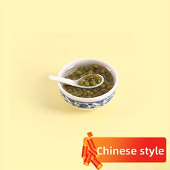 Mini Chinese Porcelain Bowls Vegetable Ornaments