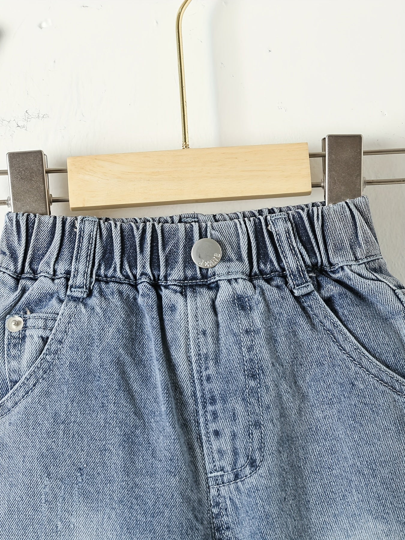 Boys Ripped Denim Jeans Long Pants Preppy Style Kids Clothes