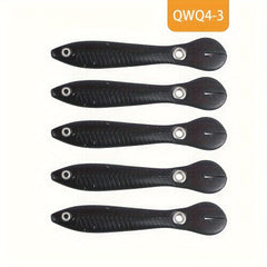 Soft Bait Silicone Fishing Lures 5pcs 100mm Bionic Freshwater Saltwater