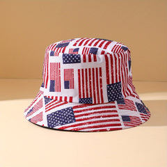 American Flag Fisherman Hat