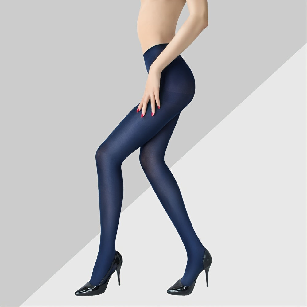 Breathable High Waist Semi Sheer Pantyhose Women's Stockings