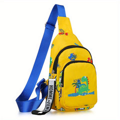 Dinosaur Pattern Kids Chest Bag Coin Purse Crossbody Bag