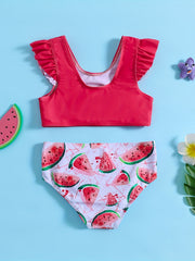 Starfish & Watermelon Bikini Set for Girls
