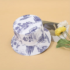 Sunshade Sunscreen Double-sided Bucket Hat for Adult