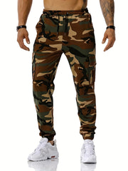 Men's Camo Cargo Pants Work Outdoors Streetwear