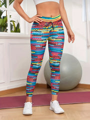 Rainbow Striped Butt Lifting Yoga Fitness Leggings