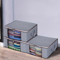 Foldable Clothing Storage Box for Clothes Blankets Quilts Sheets Pillows & Toys