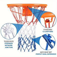 1pc All-Weather Basketball Hoop Net Replacement for Standard Indoor/Outdoor Use