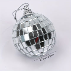 24pcs Disco Ball Mirror Ball Hanging for Party Christmas Tree