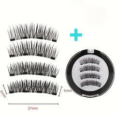 Magnetic Eyelashes Natural Look Soft Makeup Extended Reusable False Eyelashes