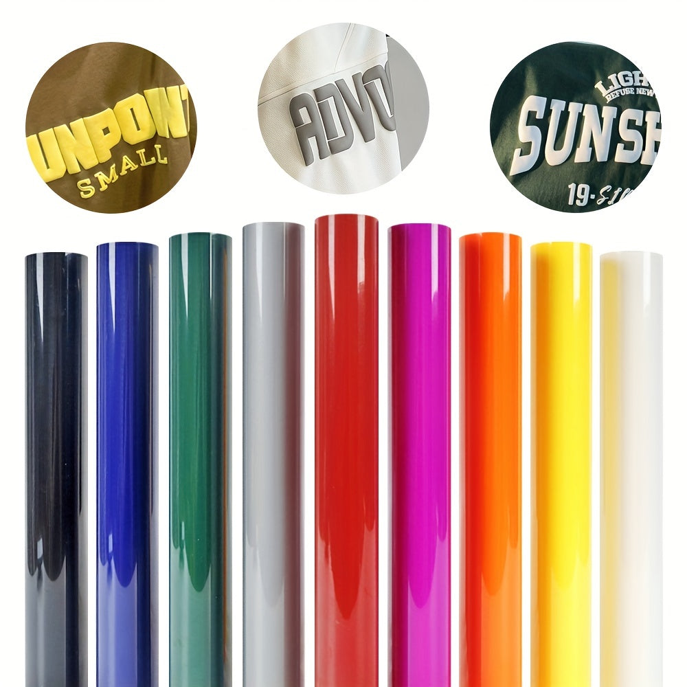 30 3ft 3D Puff HTV Sheets DIY Clothing Mask Jeans Heat Transfer Sticker