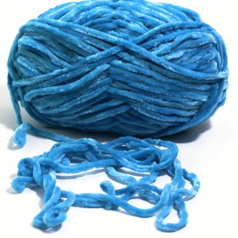 3pcs Polyester Fancy Chenille Yarn For Hand Knitting