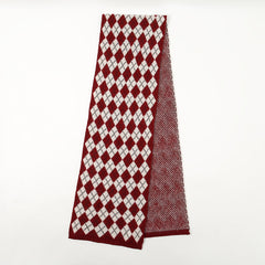 Long Red Scarf Christmas Year Style Women