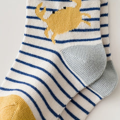 5pairs Ocean Animal Pattern Socks for Babies Toddlers Children