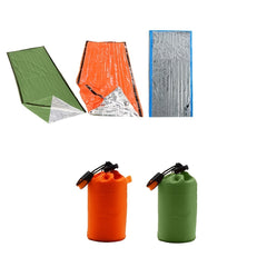 2pcs Emergency Sleeping Bags Waterproof Insulation for Outdoor Camping