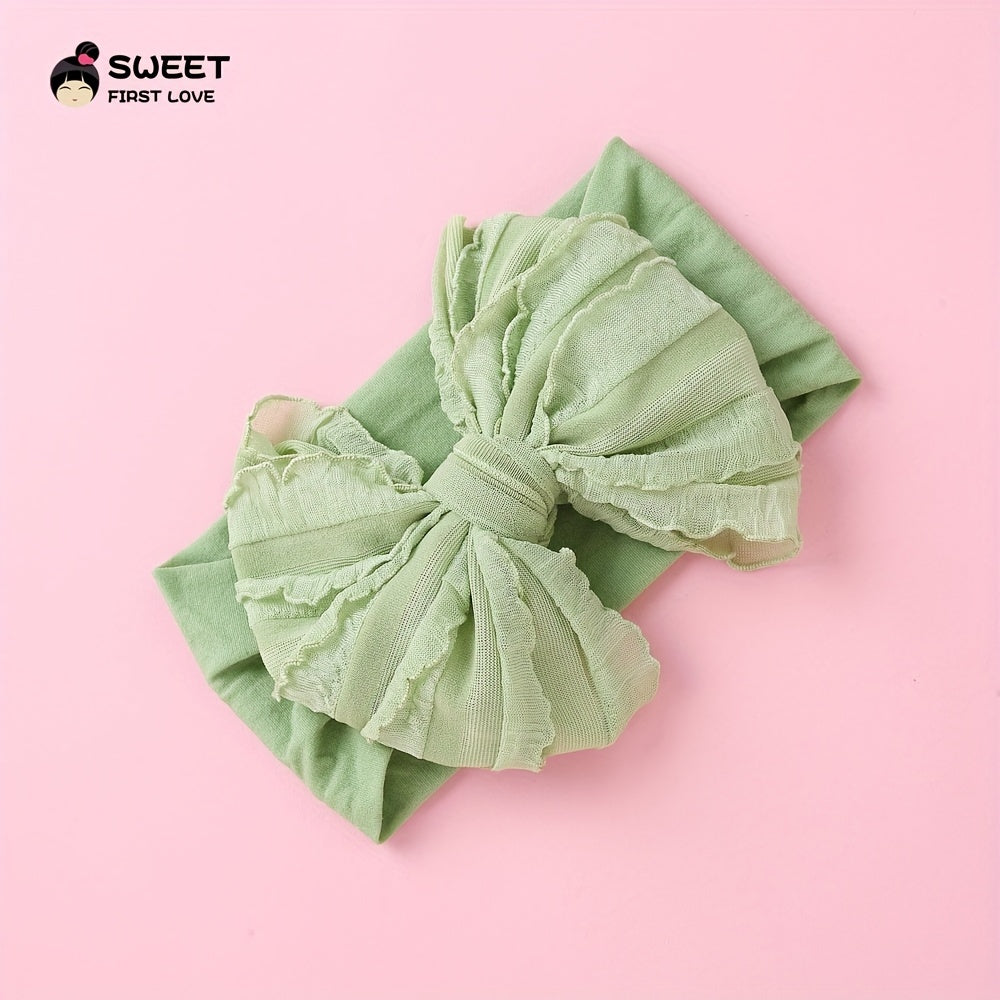 Soft Nylon Elastic Headband for Baby Girl