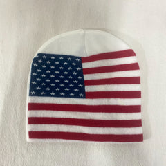 American Flag Knitted Hat Versatile Beanie Hat