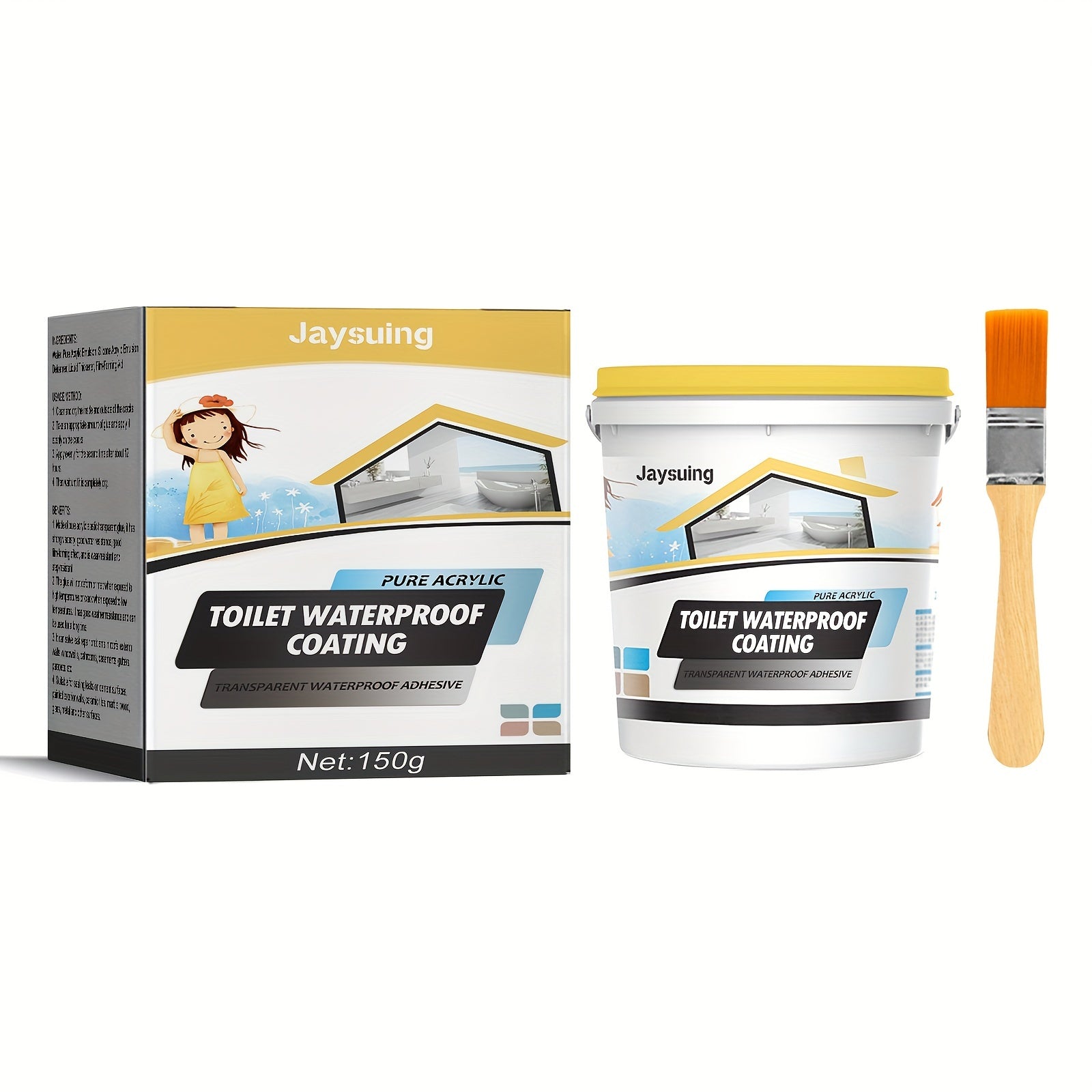 Waterproof Transparent Glue for Repairing Toilet Wall Leaks