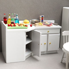 Miniature Kitchenware Set for Dollhouses - Realistic Details