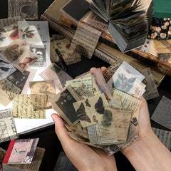 366pcs Sulfate Paper 2In 1 6In Retro Note Art Painting Decoration