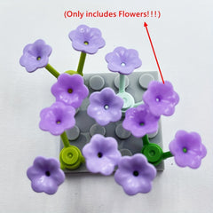 40pcs Mini Building Block DIY Flower Farm Grass Plant Set Garden Scenes Dress
