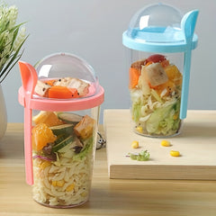 Leakproof BPA Portable Breakfast Bottle With Spoon