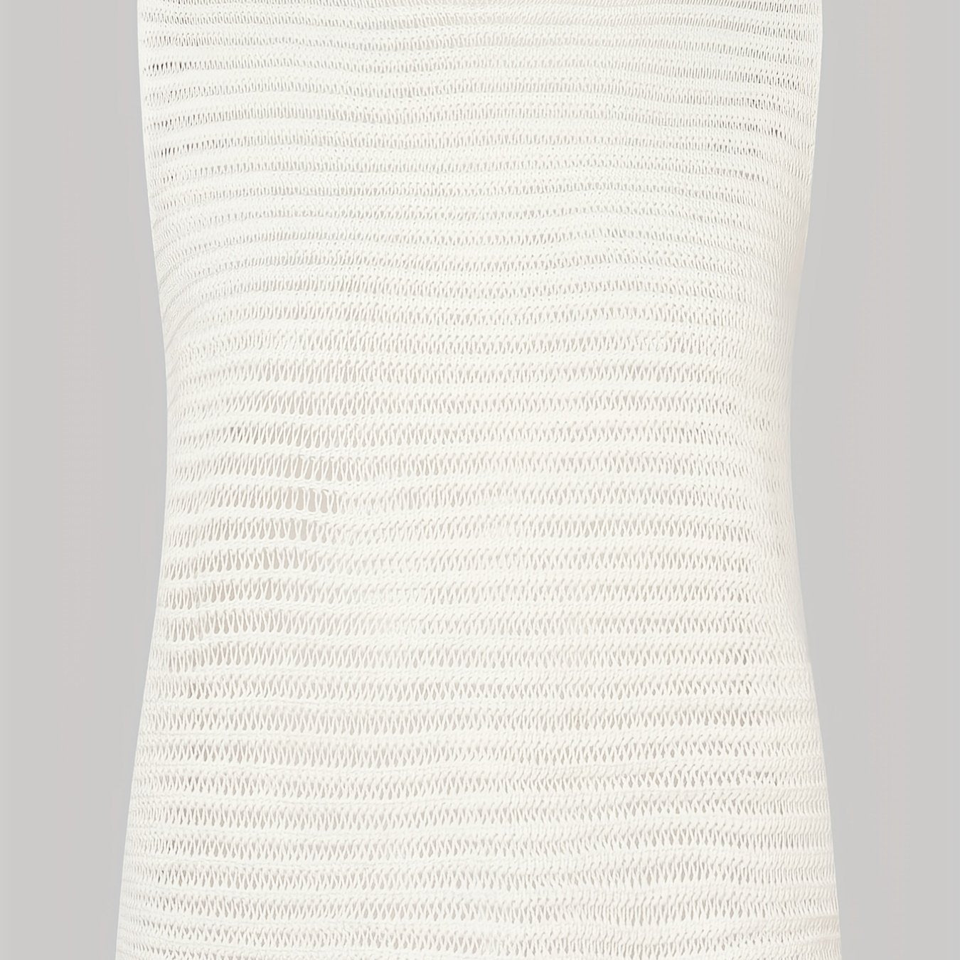 Sleeveless Knitted Top Summer Solid Casual Top Women's Clothing
