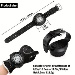 Scuba Waterproof Wrist Compass With TPU Band