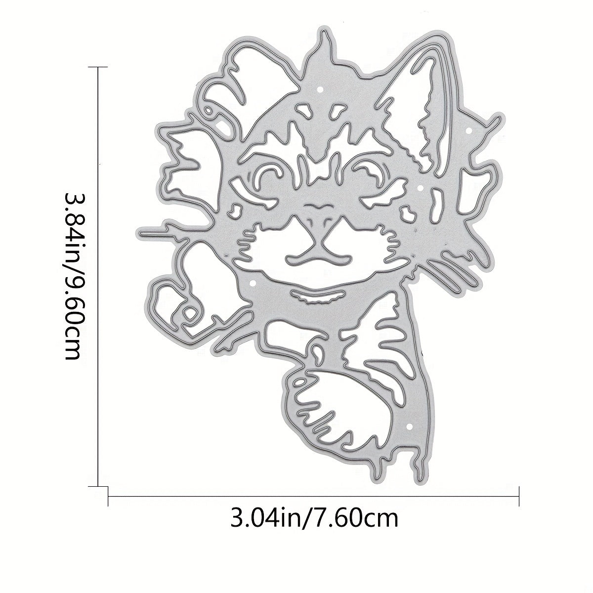 Cat Cutting Die DIY Scrapbooking Album Metal Cutting Die