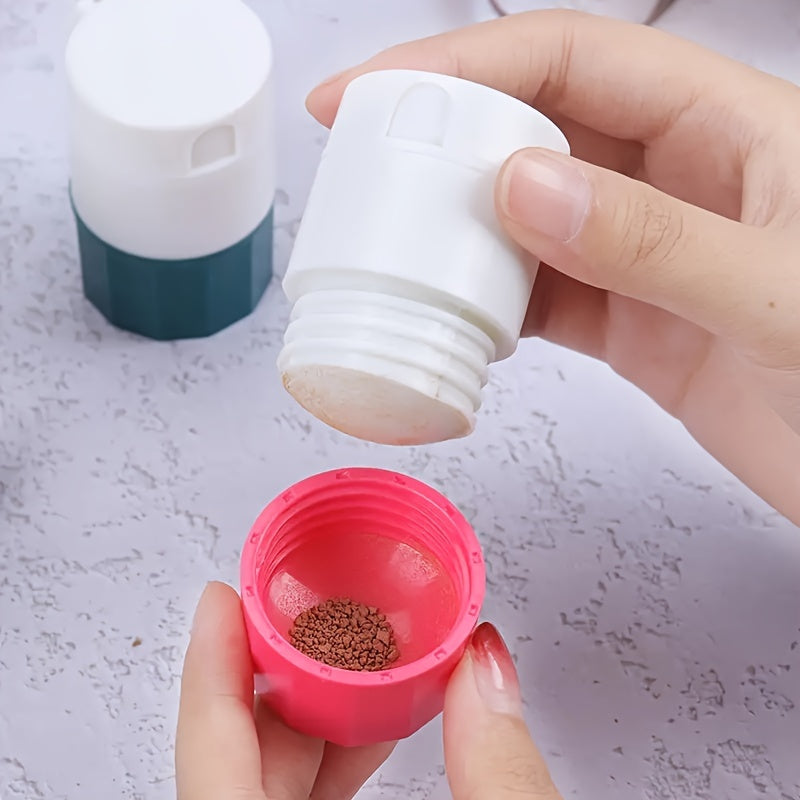 Portable 4-In-1 Pill Box Grinder & Splitter